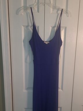 Rolla Coster Royal Blue Strapless Maxi Dress